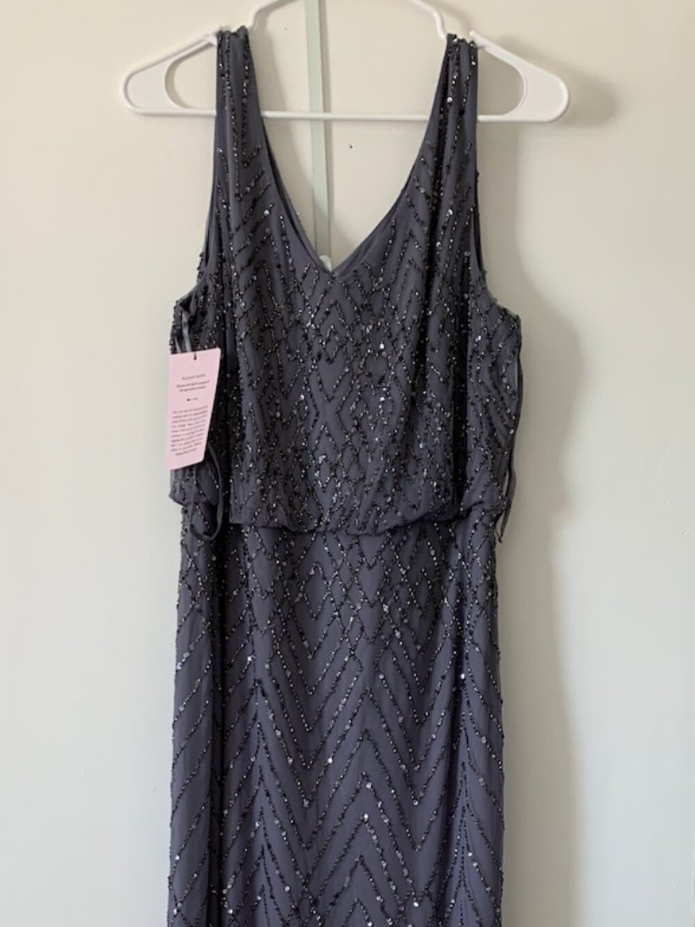 NWT BHLDN Beaded Dusty Lavender Formal Gown | Size 14 | Wedding Guest